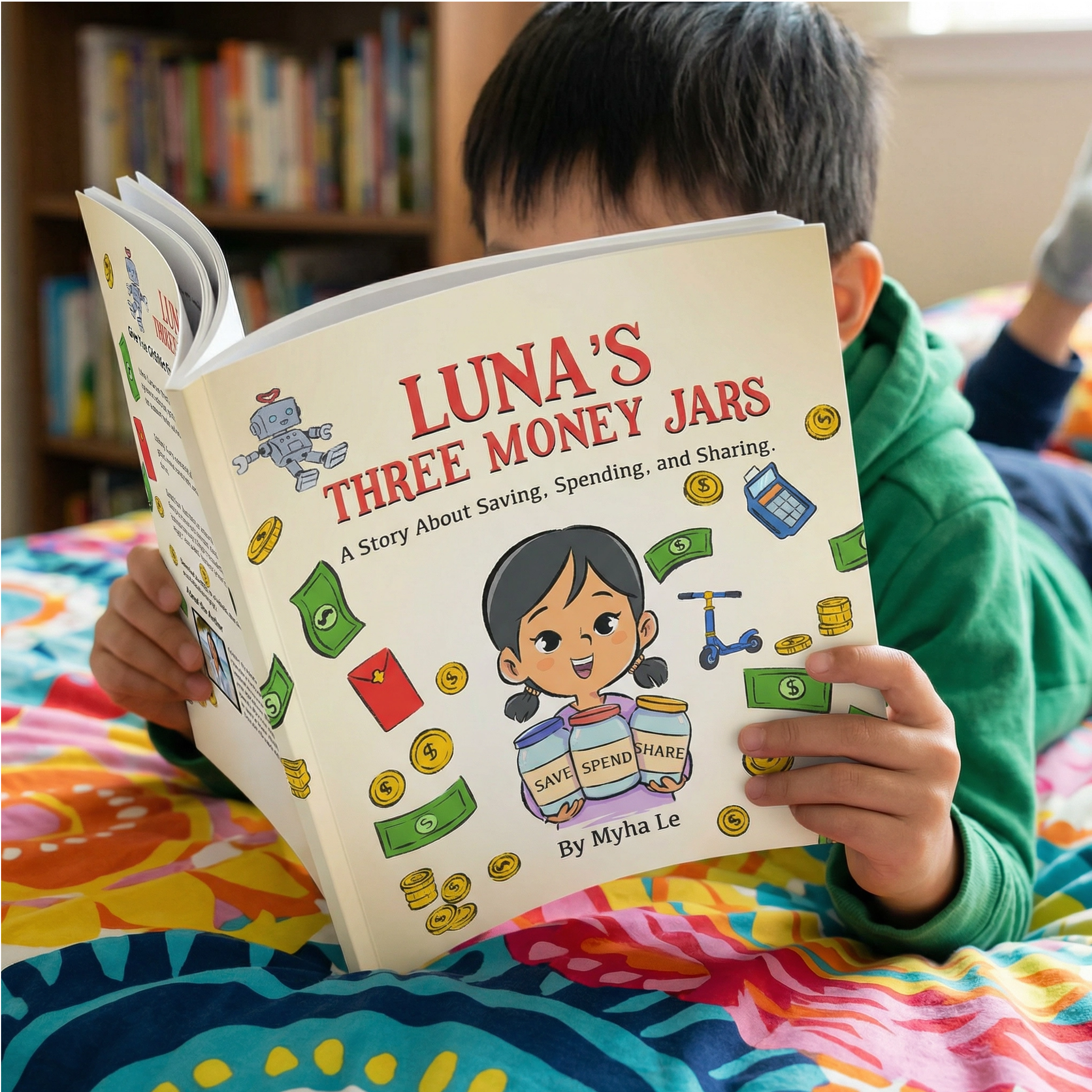 Luna's Three Money Jars - A Story About Saving, Spending, and Sharing (Paperback)