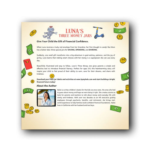 Luna's Three Money Jars - A Story About Saving, Spending, and Sharing (Paperback Only)