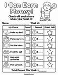 Activity Sheet: I Can Earn Money!
