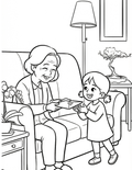 Coloring Page: Luna And Her Grandmother