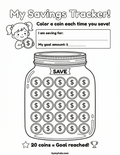 Activity Sheet: My Savings Tracker!